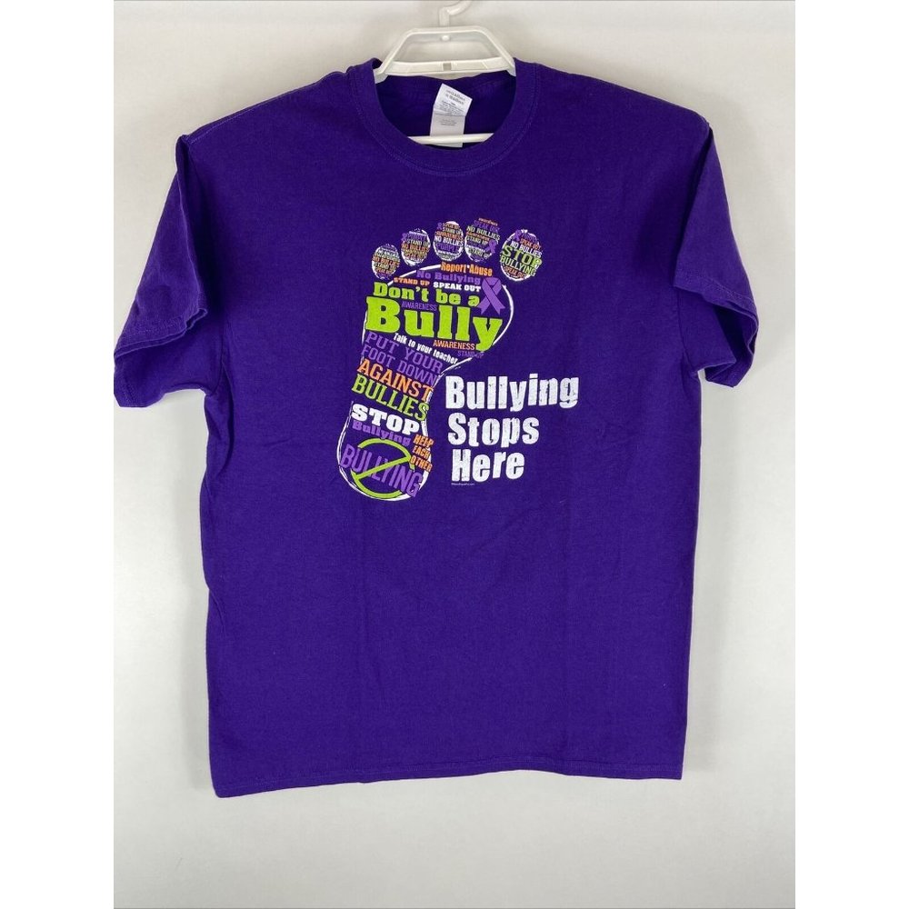 Anti Bullying T-Shirt Stand Up Speak Out Bully Awa